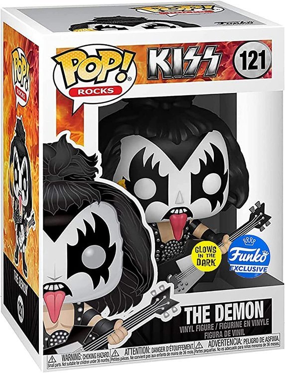 Фигурка Funko KISS The Demon Фанко Кисс Демон Glow in The Dark (Exclusive) 121