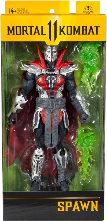 Фігурка McFarlane Mortal Kombat Malefik Spawn Action Figure 18 см. (примятий бокс) Фігурка McFarlane Mortal Kombat Malefik Spawn Action Figure 18 см. (примятий бокс)
