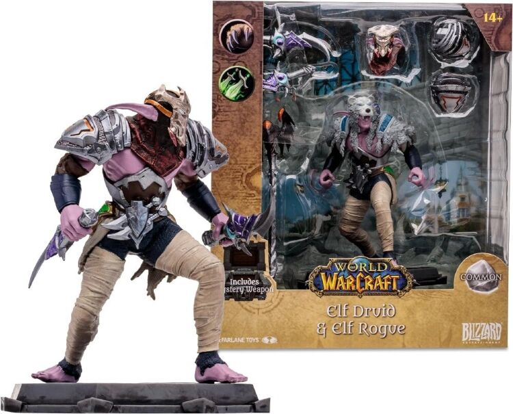 Фигурка McFarlane World of Warcraft Elf Druid Rogue Варкрафт Эльф Друид Разбойник