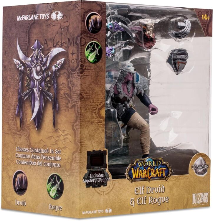 Фігурка McFarlane World of Warcraft Elf Druid Rogue Варкрафт Ельф Друїд Розбійник Фігурка McFarlane World of Warcraft Elf Druid Rogue Варкрафт Ельф Друїд Розбійник