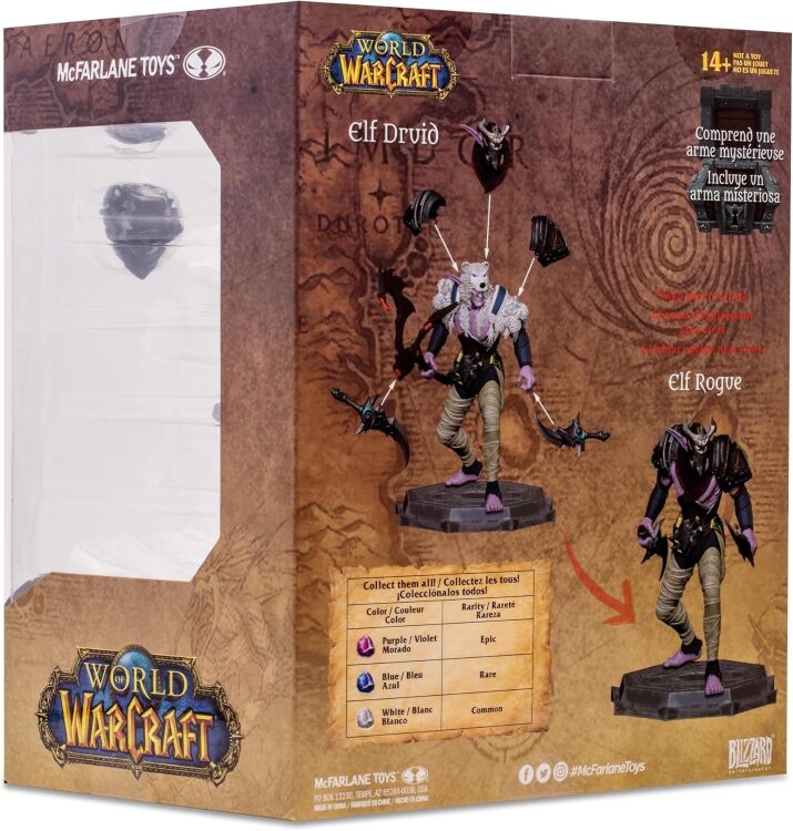 Фігурка McFarlane World of Warcraft Elf Druid Rogue Варкрафт Ельф Друїд Розбійник Фігурка McFarlane World of Warcraft Elf Druid Rogue Варкрафт Ельф Друїд Розбійник