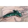 Медальйон-брошка LOTR Green Leaf Elven Медальйон-брошка LOTR Green Leaf Elven