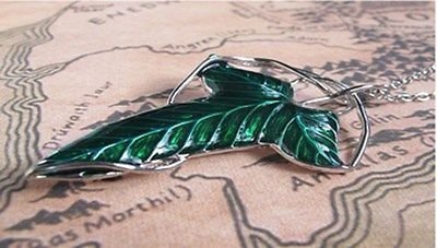 Медальйон-брошка LOTR Green Leaf Elven