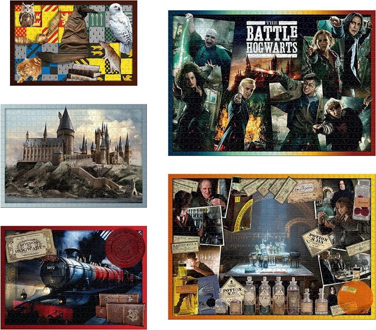 Пазли Гаррі Поттер Harry Potter 5 in 1 Puzzle Подарунковий набір (3160 деталей)