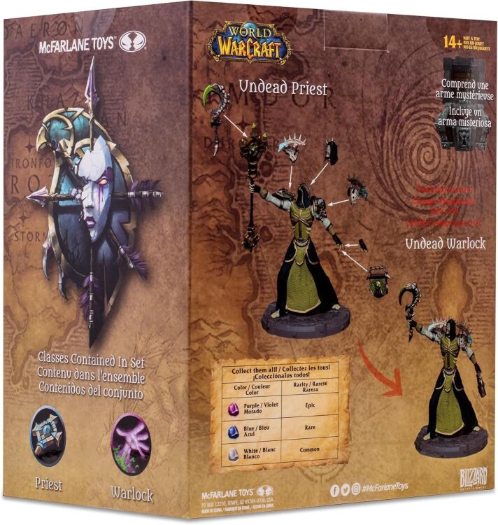 Фигурка McFarlane World of Warcraft Undead Priest Warlock Варкрафт Нежить Жрец Варлок Фигурка McFarlane World of Warcraft Undead Priest Warlock Варкрафт Нежить Жрец Варлок