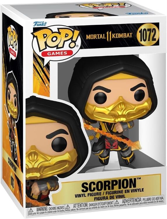 Фігурка Funko Pop Mortal Kombat Scorpion Фанко Скорпіон 1072 Фігурка Funko Pop Mortal Kombat Scorpion Фанко Скорпіон 1072