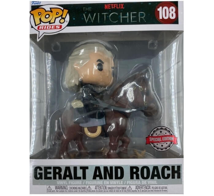 Фігурка Funko Ride Deluxe: Witcher Geralt and Roach фанко Відьмак Геральт Плотва (Exclusive) 108 Фігурка Funko Ride Deluxe: Witcher Geralt and Roach фанко Відьмак Геральт Плотва (Exclusive) 108