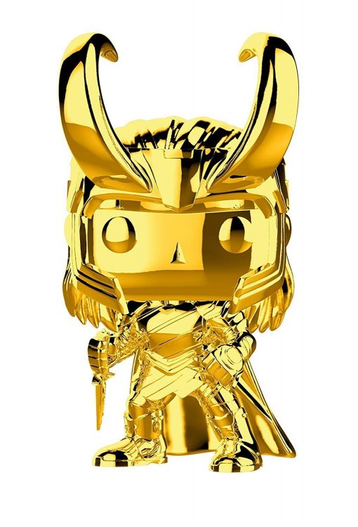 Фігурка Funko Pop! Marvel - Loki (Gold Chrome) Figure Фігурка Funko Pop! Marvel - Loki (Gold Chrome) Figure