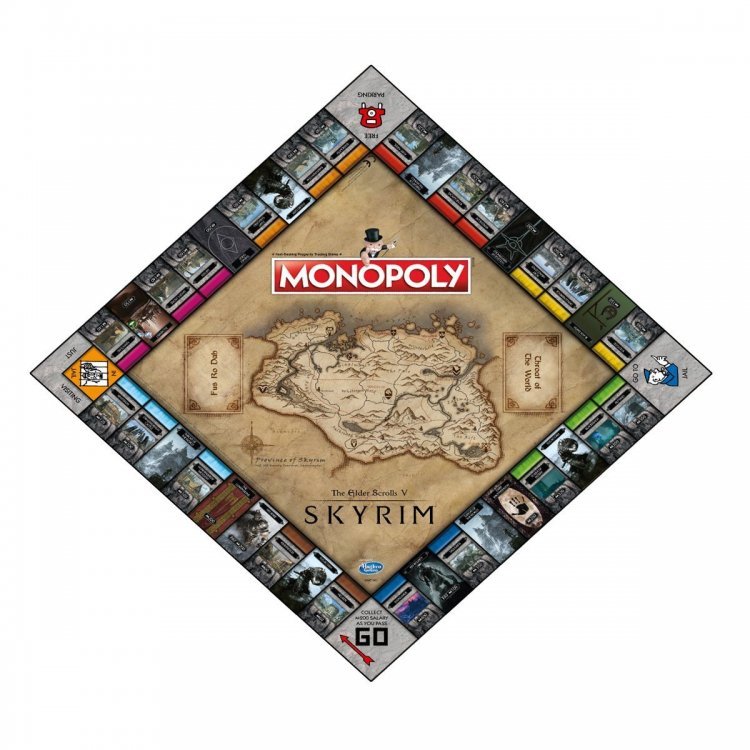 Монополія настільна гра Skyrim Monopoly Board Game Скайрім Монополія настільна гра Skyrim Monopoly Board Game Скайрім