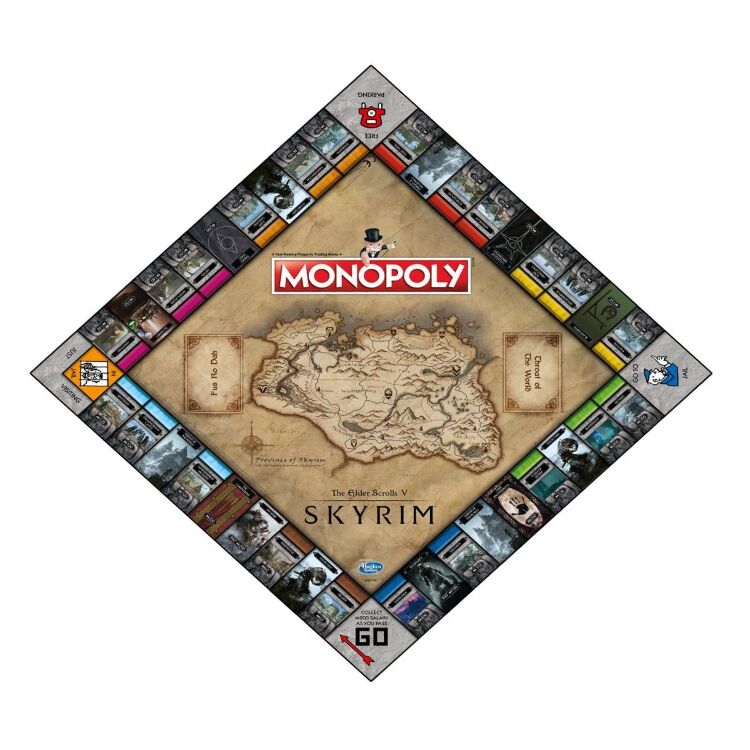 Монополія настільна гра Skyrim Monopoly Board Game Скайрім