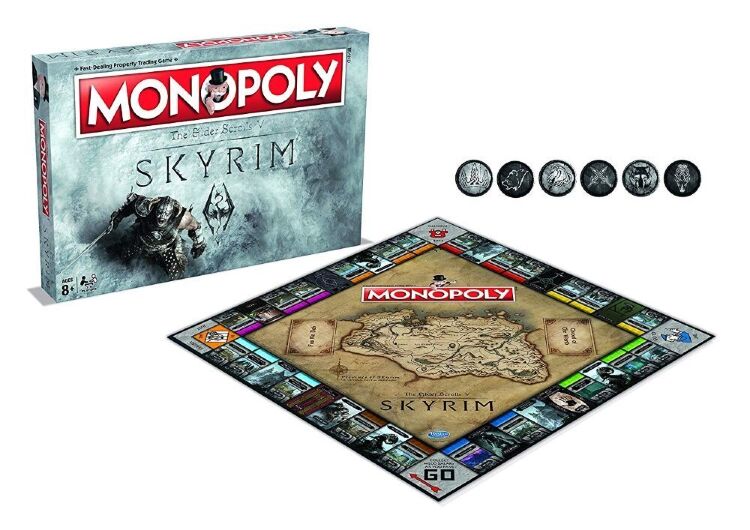 Монополія настільна гра Skyrim Monopoly Board Game Скайрім