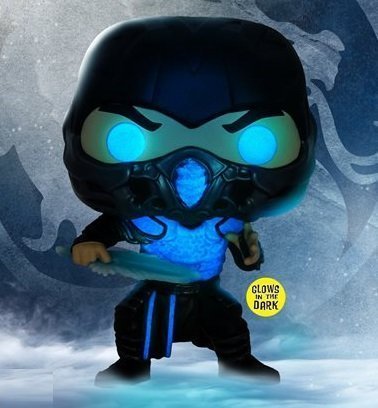 Фігурка Funko Pop Mortal Kombat Sub-Zero 1057 Саб Зіро фанко (Exclusive) Світиться в темряві