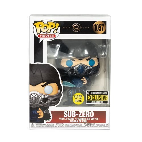 Фігурка Funko Pop Mortal Kombat Sub-Zero 1057 Саб Зіро фанко (Exclusive) Світиться в темряві