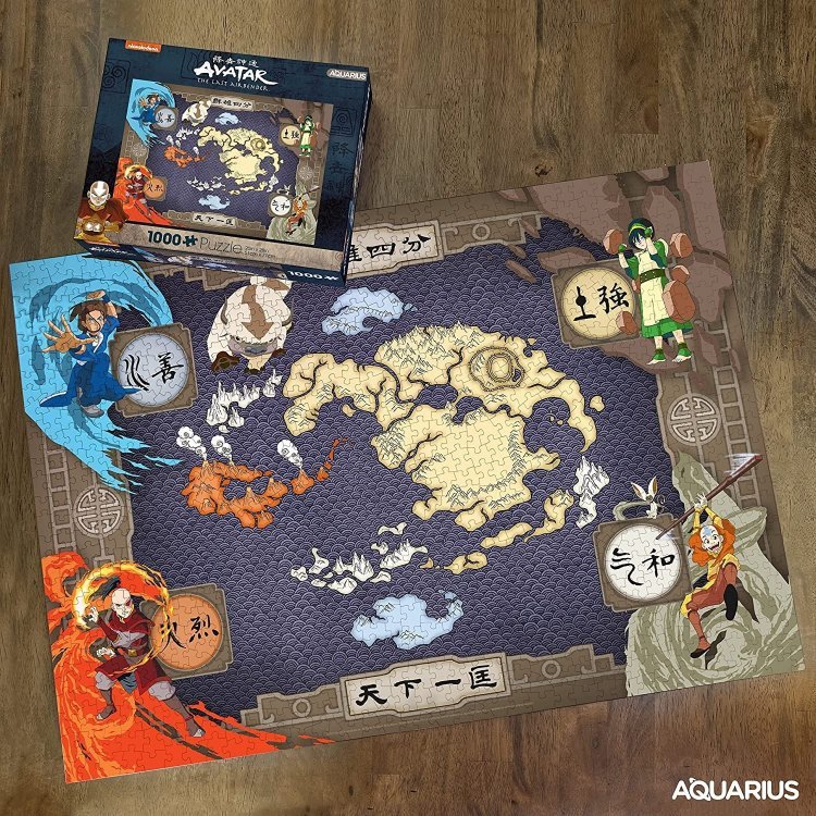 Пазл Аватар Карта Aquarius Avatar The Last Airbender Map Puzzle (1000-Piece) Пазл Аватар Карта Aquarius Avatar The Last Airbender Map Puzzle (1000-Piece)