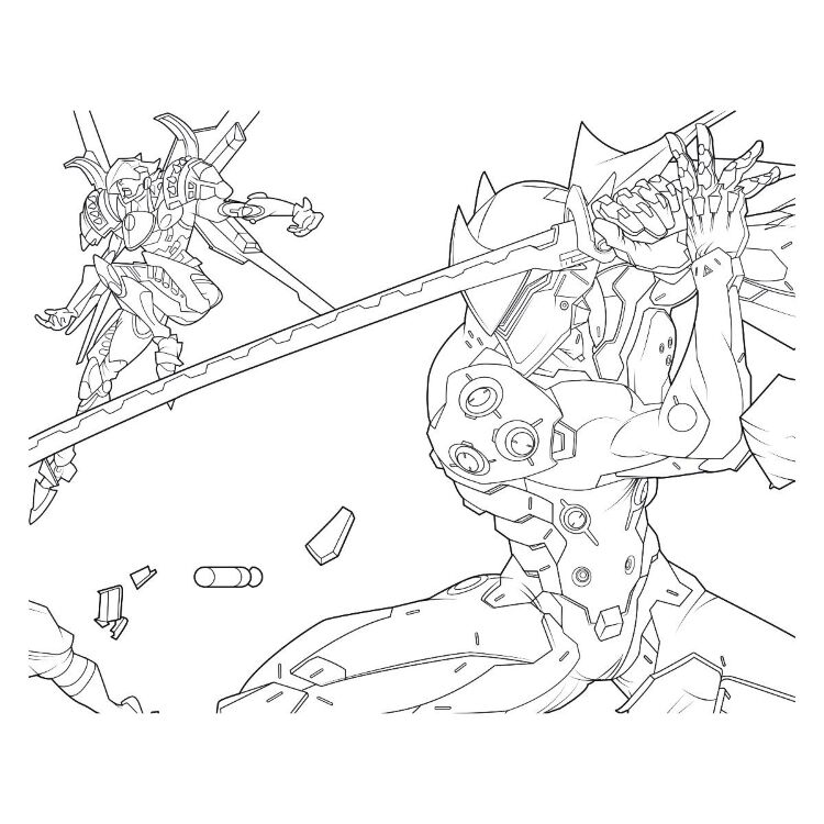 Розфарбування Overwatch Coloring Book