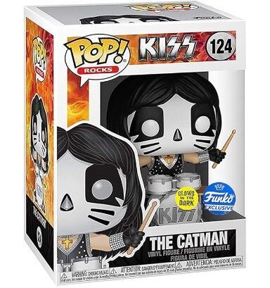 Фігурка Funko KISS The Catman Фанко Кісс Людина-кіт Glow in The Dark (Exclusive) 124