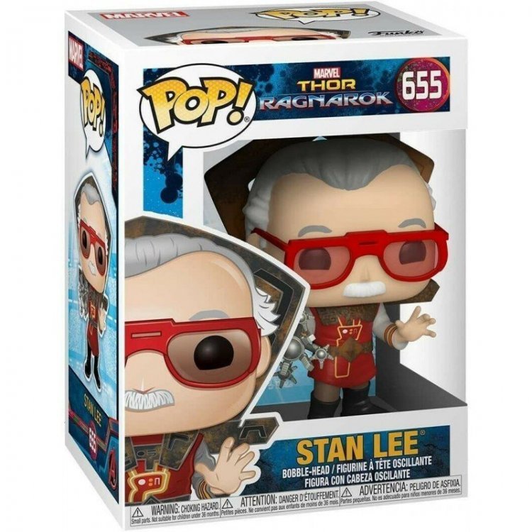 Фігурка Funko Marvel Bobble Stan Lee in Ragnarok Outfit фанко 655
