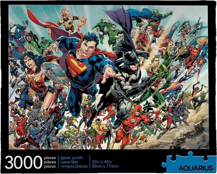 Пазл ДС Комикс Герои Aquarius DC Comics Heroes Puzzle (3000-Piece)