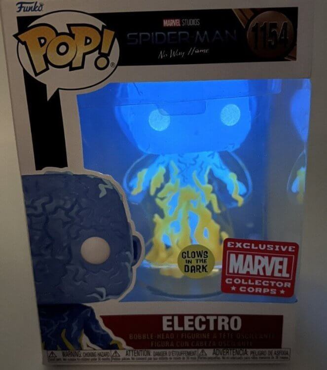 Фігурка Funko: Electro Фанко Електро (Marvel CC Exclusive) Glow in the Dark 1154 Фігурка Funko: Electro Фанко Електро (Marvel CC Exclusive) Glow in the Dark 1154