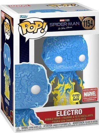 Фігурка Funko: Electro Фанко Електро (Marvel CC Exclusive) Glow in the Dark 1154 Фігурка Funko: Electro Фанко Електро (Marvel CC Exclusive) Glow in the Dark 1154