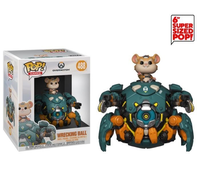Overwatch Funko Pop Wrecking Ball (Over-Sized) 6 "Фігурка Овервотч Таран