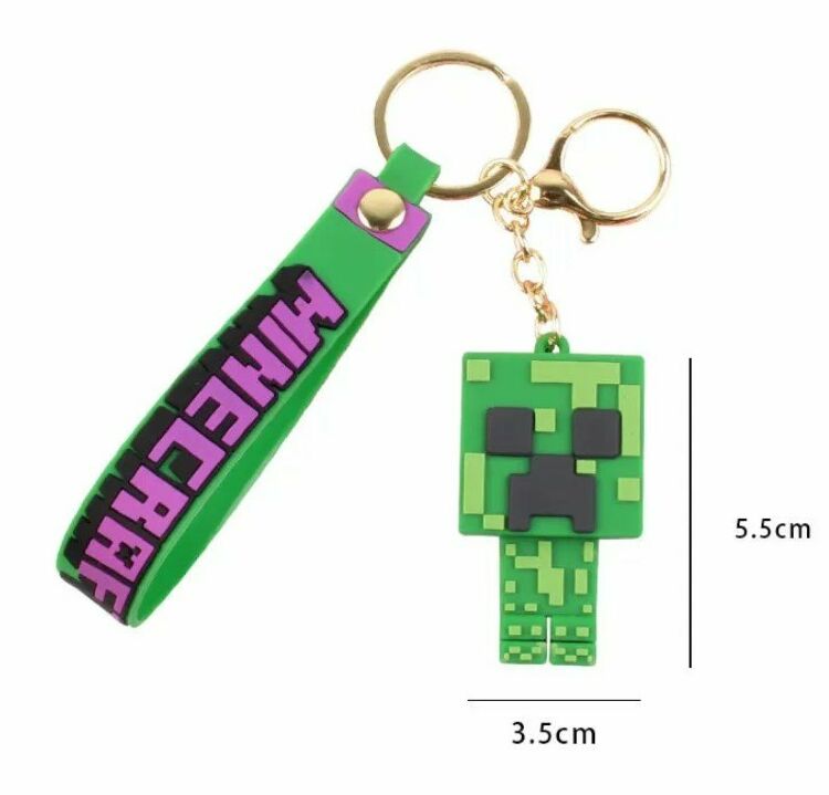 Брелок підвіска на рюкзак Minecraft Майнкрафт 3D Creeper Backpack Брелок підвіска на рюкзак Minecraft Майнкрафт 3D Creeper Backpack
