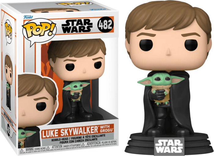 Фігурка Funko Star Wars Mandalorian Luke Skywalker with Grogu Фанко Мандалорець Люк Грогу 482 Фігурка Funko Star Wars Mandalorian Luke Skywalker with Grogu Фанко Мандалорець Люк Грогу 482
