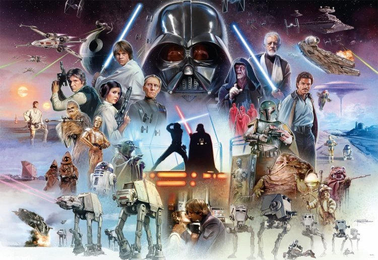 Пазл Star Wars Disney - The Force is with You Puzzle Зоряні війни (2000-Piece) Пазл Star Wars Disney - The Force is with You Puzzle Зоряні війни (2000-Piece)