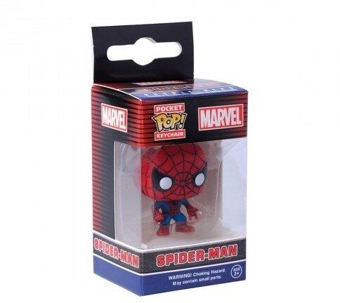 Брелок Funko Pocket Pop Marvel Spiderman Человек паук фанко