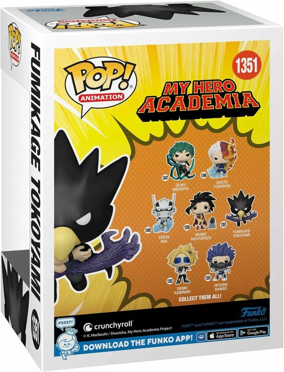 Фігурка Funko My Hero Academia Fumikage Tokoyami фанко Моя Геройська Академія Фумікаге Токоямі 1351 Фігурка Funko My Hero Academia Fumikage Tokoyami фанко Моя Геройська Академія Фумікаге Токоямі 1351