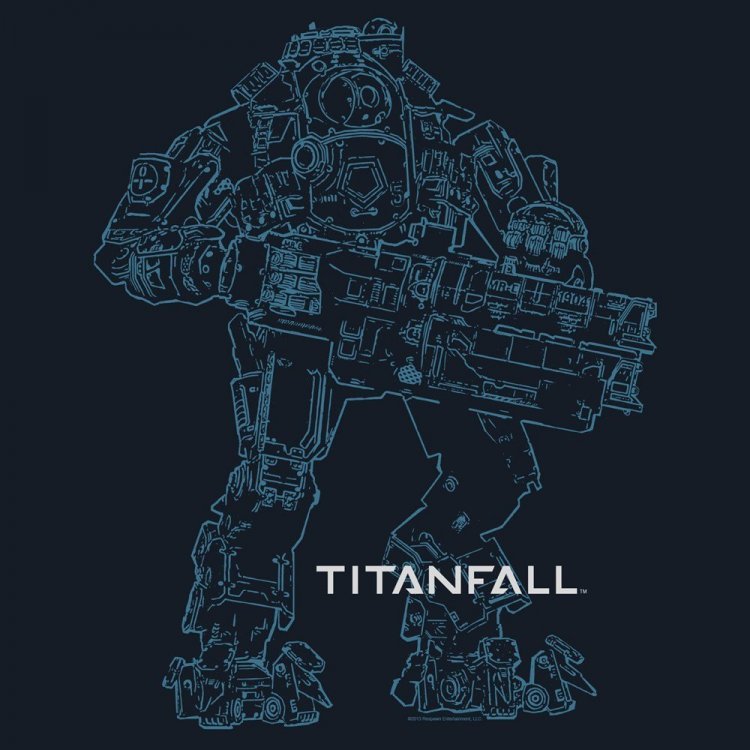 Футболка Titanfall Atlas Outline Premium Tee T-Shirt (розмір S, 3XL) Футболка Titanfall Atlas Outline Premium Tee T-Shirt (розмір S, 3XL)