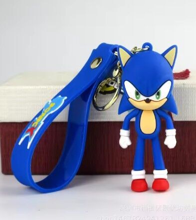 Брелок подвеска на рюкзак Sonic 3D Keychain Anime Backpack Соник