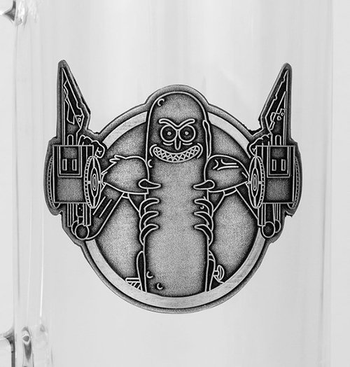 Кружка GB eye Rick and Morty Pickle Rick Stein 500 мл + металевий символ Кружка GB eye Rick and Morty Pickle Rick Stein 500 мл + металевий символ