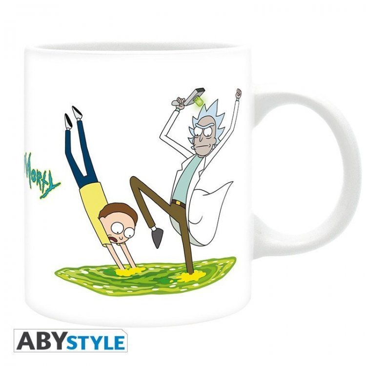 Кружка Rick and Morty Portal 2 Ceramic Mug Чашка Рик и Морти 320 ml  Кружка Rick and Morty Portal 2 Ceramic Mug Чашка Рик и Морти 320 ml