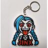 Брелок League of Legends Arcane Jinx Лига Легенд Джинкс ABS пластик 7 см.