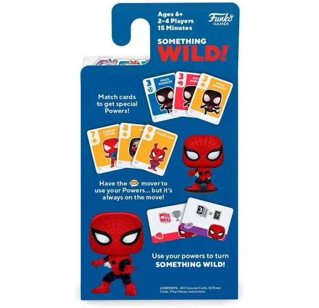 Картка гра Funko Pop Something Wild: Marvel Spider-Man настільна гра фанко Людина павук