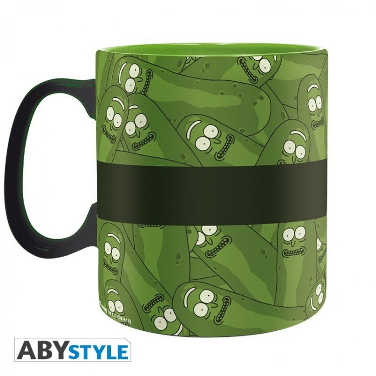Кружка Rick and Morty Pickle Rick Ceramic Mug Чашка Рик и Морти 460 ml  Кружка Rick and Morty Pickle Rick Ceramic Mug Чашка Рик и Морти 460 ml