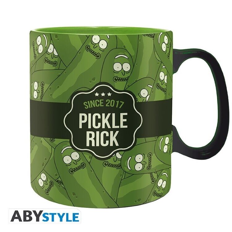 Кружка Rick and Morty Pickle Rick Ceramic Mug Чашка Рік та Морті 460 ml