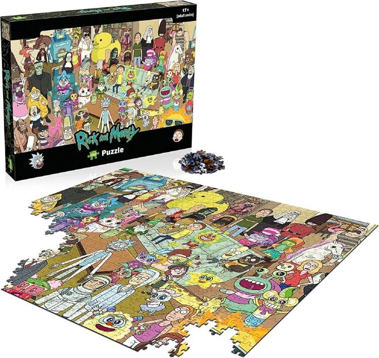 Пазл Рік та Морті Rick and Morty Puzzle (1000 деталей)