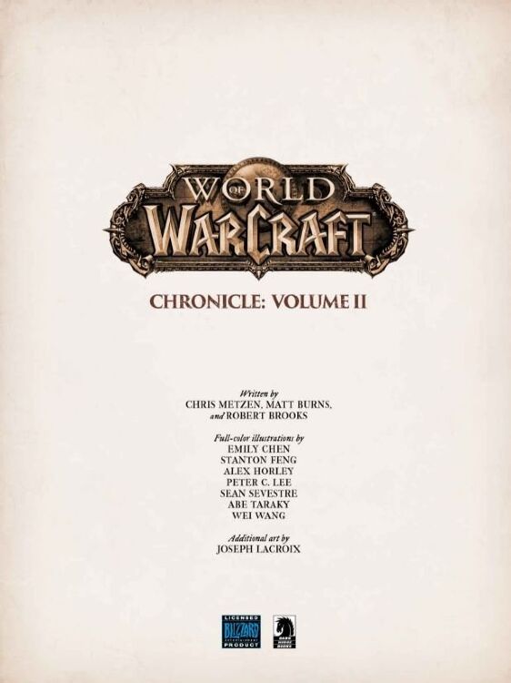 Книга World of Warcraft: Chronicle Volume 2 Hardcover Edition (Твёрдый переплёт) (Eng) 