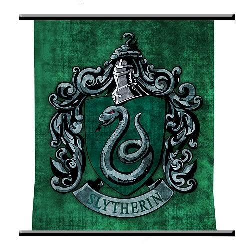 Harry Potter Slytherin Crest Wall Scroll Harry Potter Slytherin Crest Wall Scroll