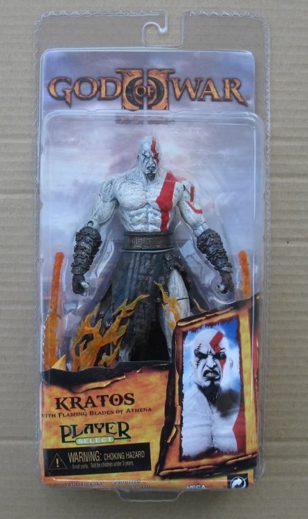 Фігурка God of War II Kratos with Flaming Blades of Athena Фігурка God of War II Kratos with Flaming Blades of Athena