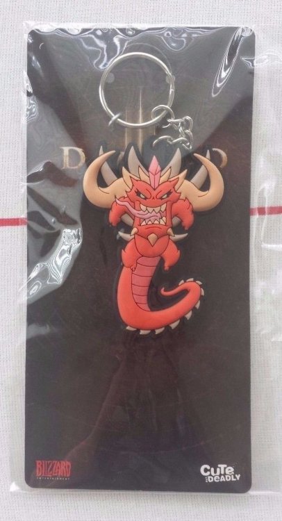 Брелок - Cute But Deadly Diablo Keychain BlizzCon 2015 Брелок - Cute But Deadly Diablo Keychain BlizzCon 2015
