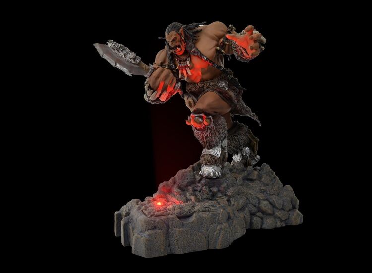Зарядна станція статуетка Warcraft - Durotan Statue Phone Charging Dock