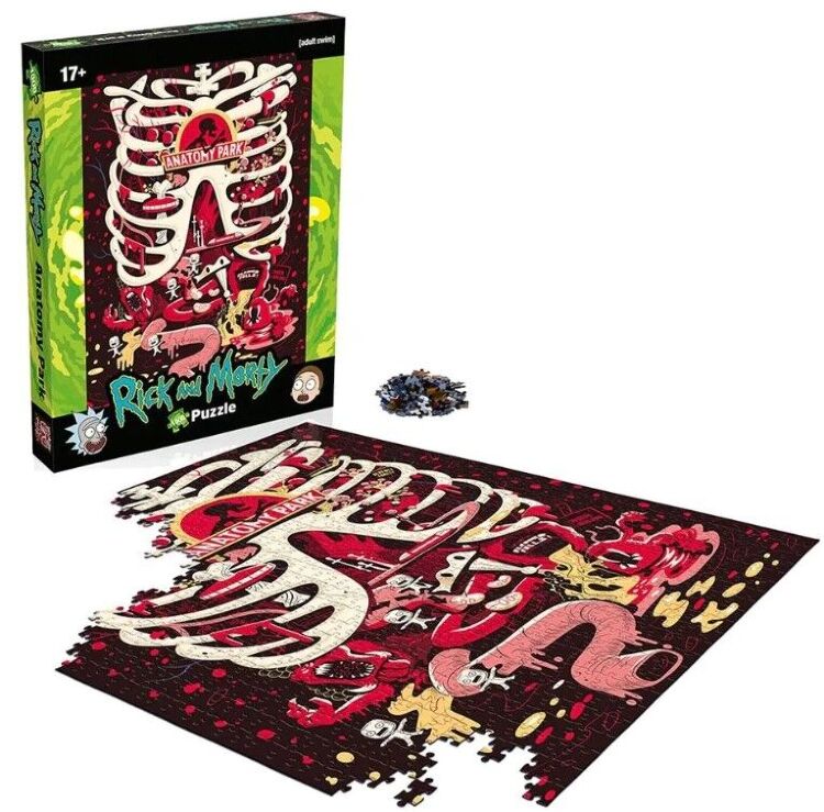 Пазл Winning Moves Rick and Morty Puzzle Anatomy Park Рік та Морті (1000 деталей) Пазл Winning Moves Rick and Morty Puzzle Anatomy Park Рік та Морті (1000 деталей)