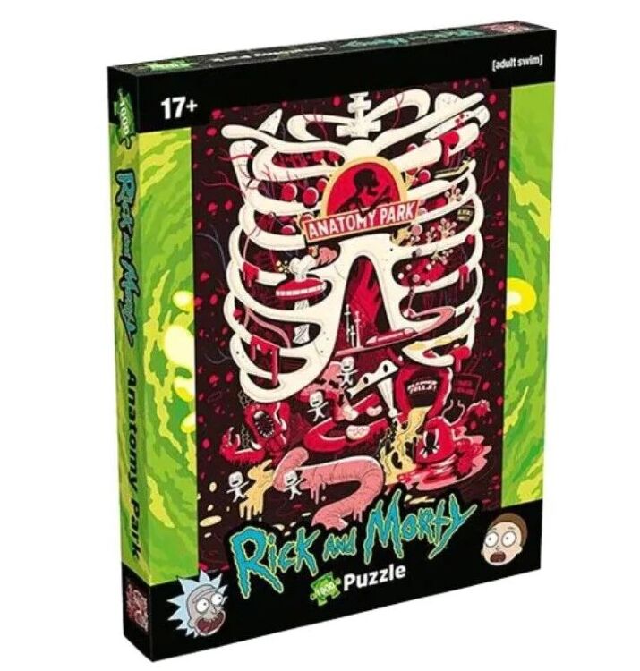 Пазл Winning Moves Rick and Morty Puzzle Anatomy Park Рік та Морті (1000 деталей) Пазл Winning Moves Rick and Morty Puzzle Anatomy Park Рік та Морті (1000 деталей)
