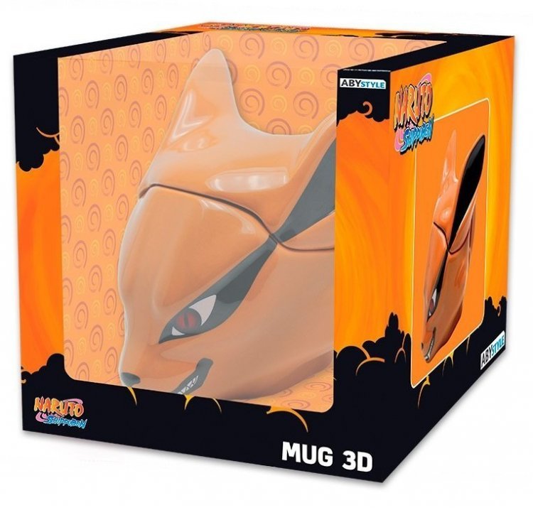 Чашка 3D NARUTO SHIPPUDEN Kyubi Ceramic Mug Наруто 400 мл Чашка 3D NARUTO SHIPPUDEN Kyubi Ceramic Mug Наруто 400 мл