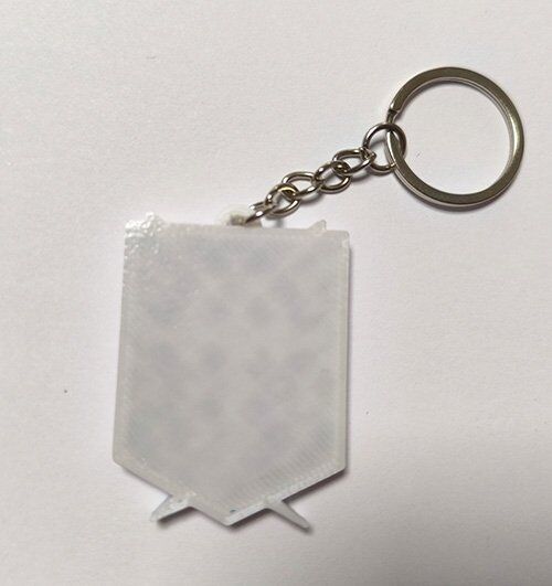 Брелок емблема Розвідкорпус Атака Титанів Attack on Titan Keychain ABS пластик 5 см.