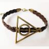 Браслет Harry potter Дари смерті leather