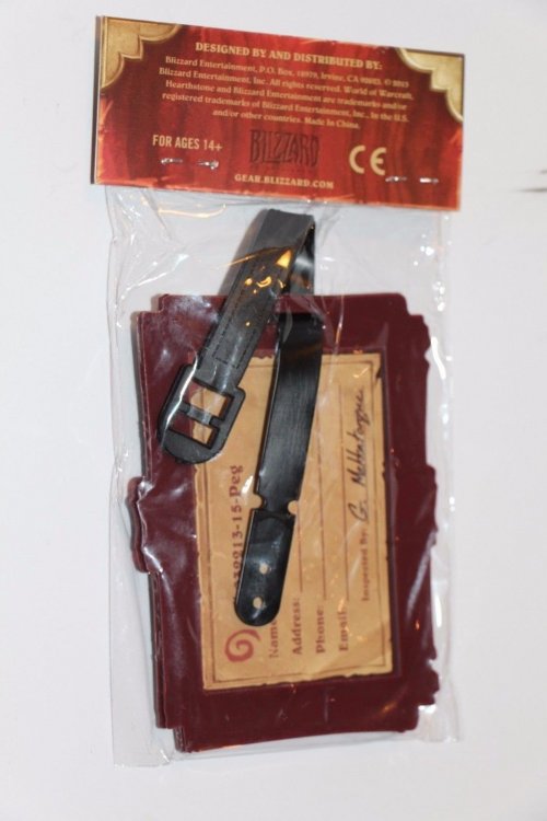 Багажна бирка Hearthstone - Vinyl Luggage Tag Blizzcon 2015